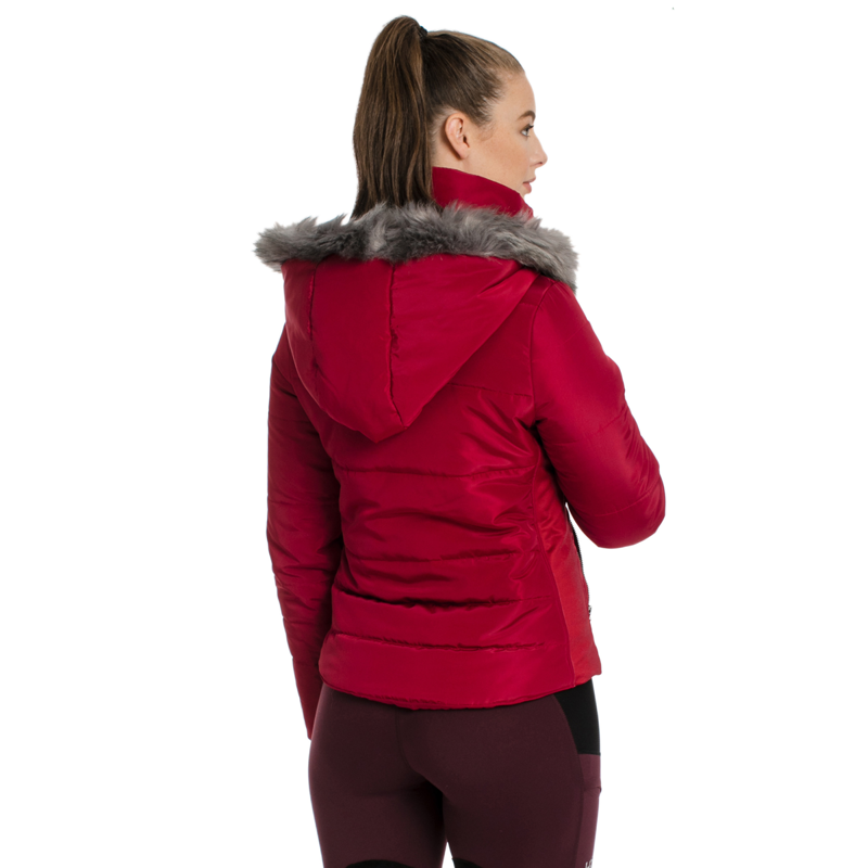 Horseware Alexa Ladies Padded Jacket - Rio Red-1